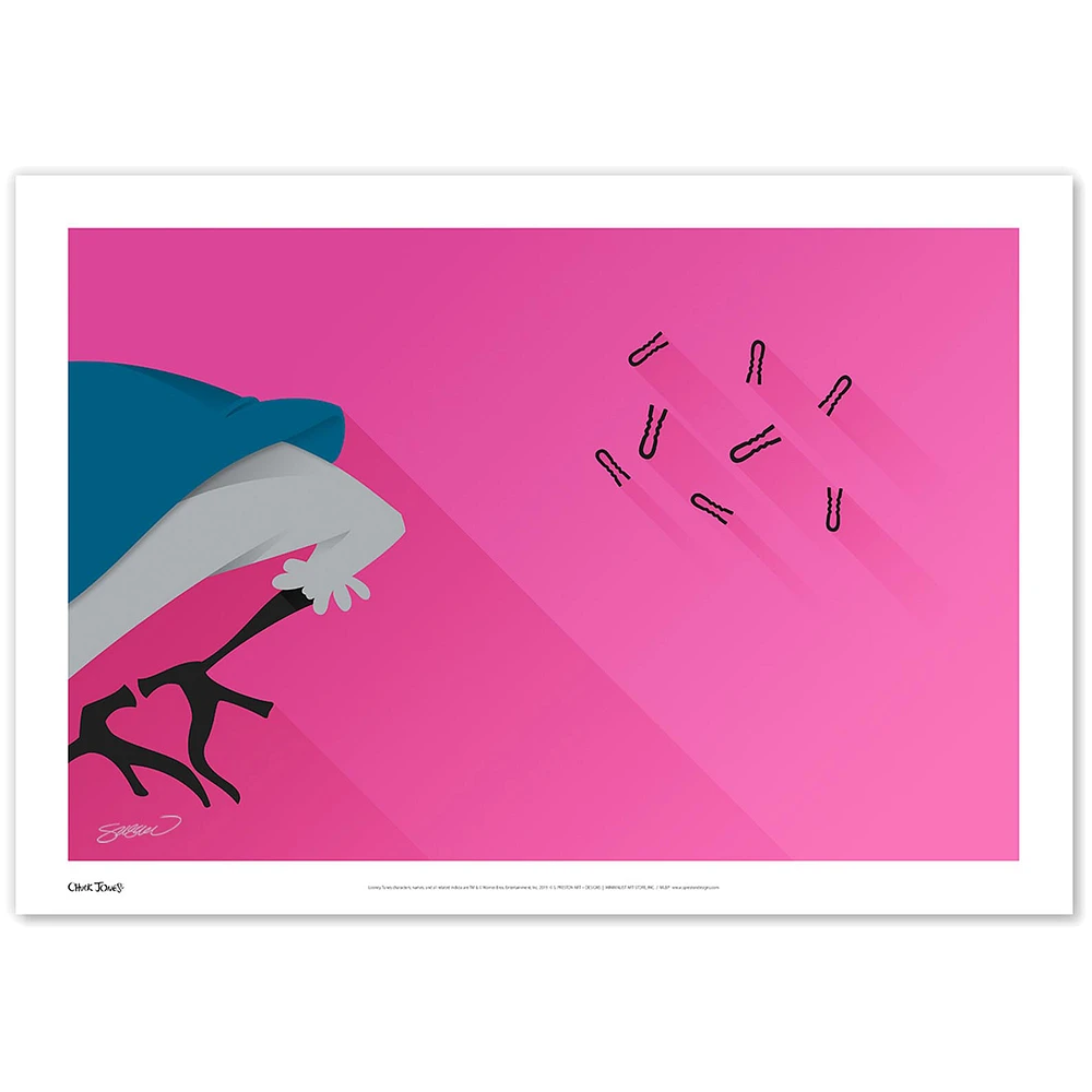 Looney Tunes Chuck Jones Gallery Broom Stick Bunny 24'' x 36'' Limited Edition Fine Art Print