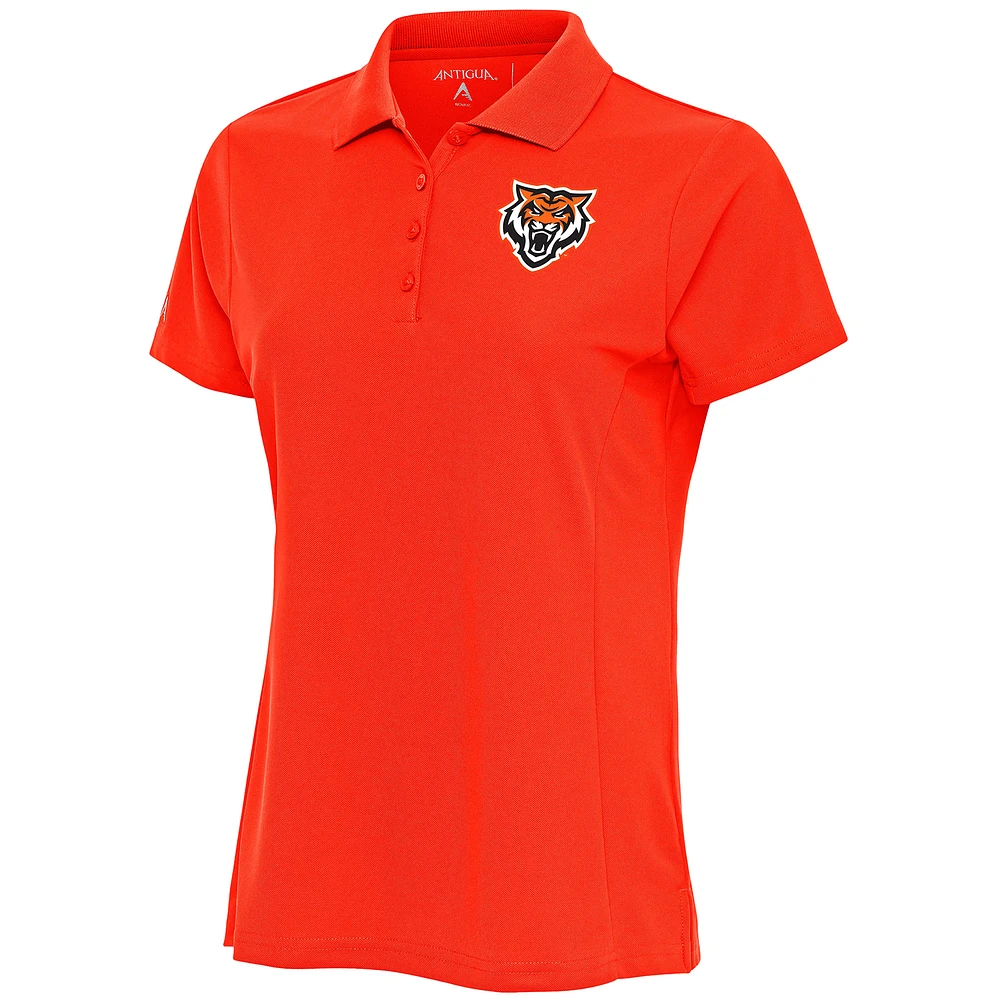 Women's Antigua Orange Idaho State Bengals Legacy Pique Polo