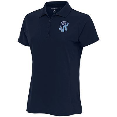 Women's Antigua Navy Rhode Island Rams Legacy Pique Polo