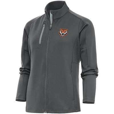 Women's Antigua Pewter Idaho State Bengals Generation Full-Zip Jacket