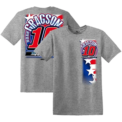 Men's Stewart-Haas Racing Team Collection Gray Noah Gragson RWB T-Shirt