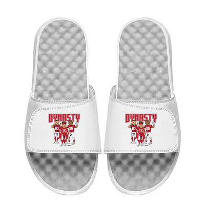 Youth ISlide White NFLPA Dynasty Team Slide Sandals