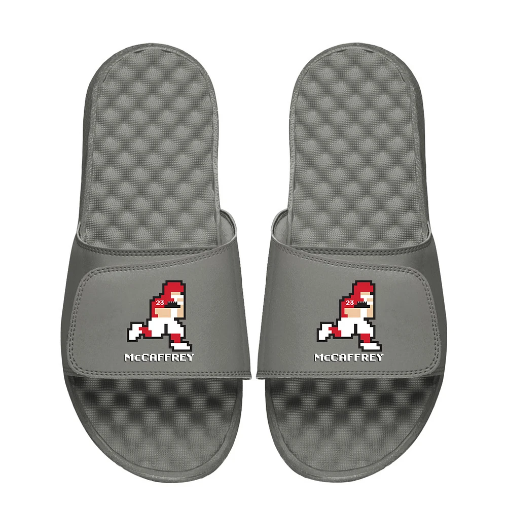 Unisex ISlide Christian McCaffrey Gray NFLPA Dynasty Team Slide Sandals