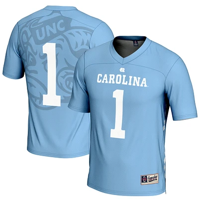 Men's GameDay Greats #1 Carolina Blue North Tar Heels Lightweight Lacrosse Jersey