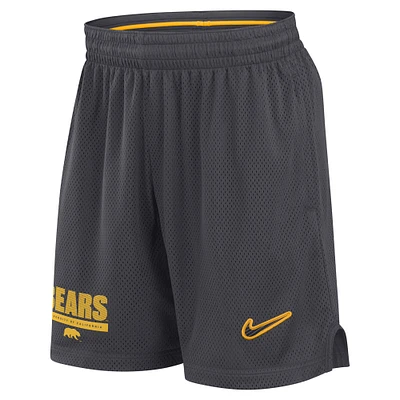 Men's Nike Anthracite Cal Bears 2024 Sideline Mesh Shorts