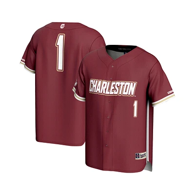 Youth GameDay Greats Maroon #1 Charleston Cougars Lightweight Baseball Fashion Jersey