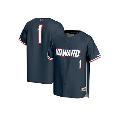 Youth GameDay Greats Navy #1 Howard Bison Lightweight Baseball Fashion Jersey