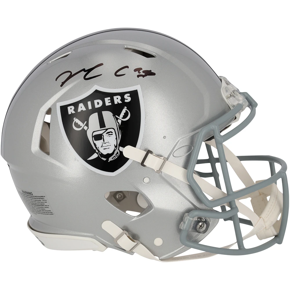 Maxx Crosby Las Vegas Raiders Autographed Riddell Speed Authentic Helmet