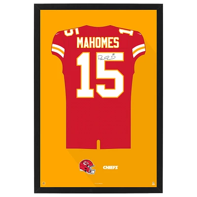 Patrick Mahomes Kansas City Chiefs Home Jersey Framed Art Print