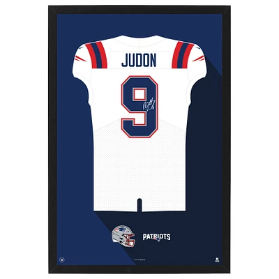 Matthew Judon New England Patriots Away Jersey Framed Art Print