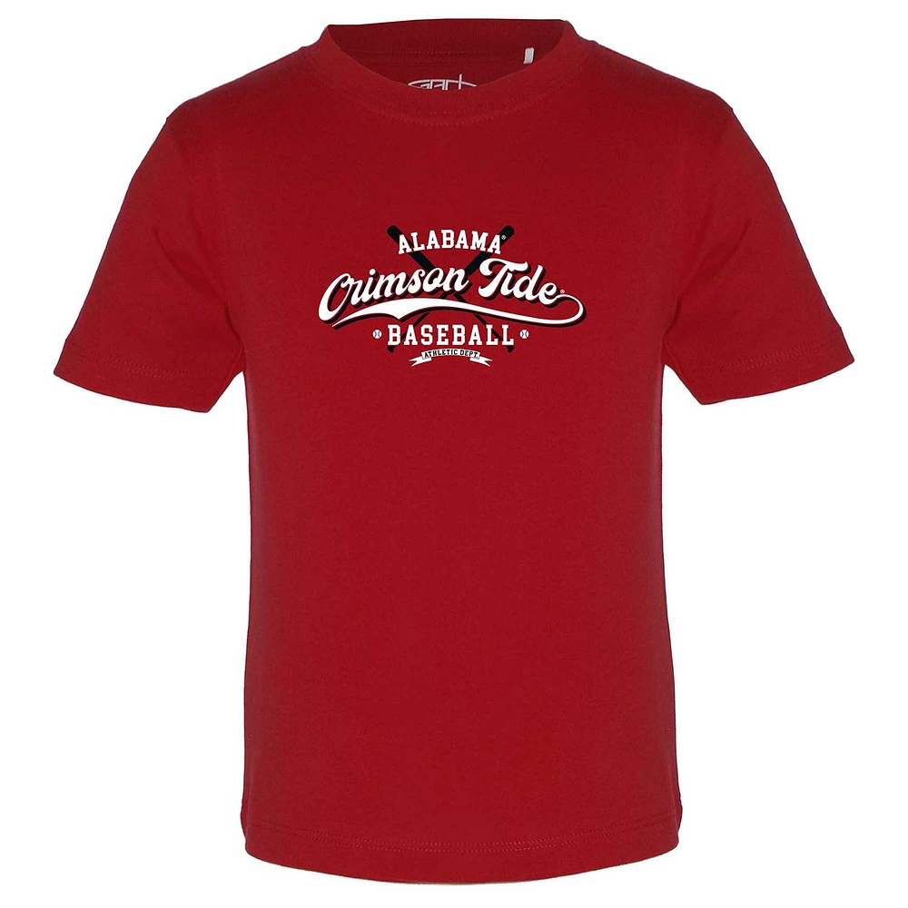 Toddler Garb Crimson Alabama Tide Toni Baseball T-Shirt
