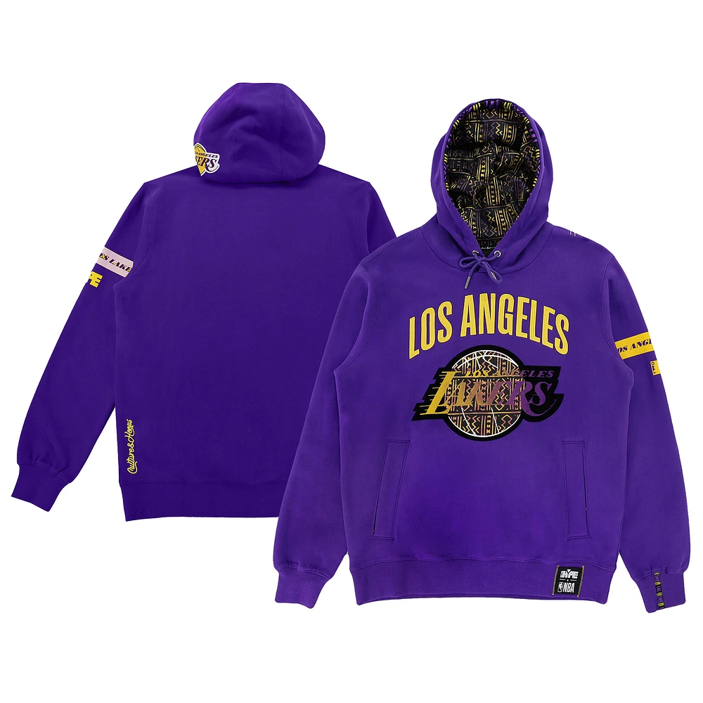 Unisex NBA x Two Hype Los Angeles Lakers Culture & Hoops Heavyweight Pullover Hoodie
