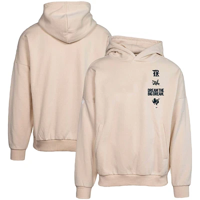 Men's Levelwear Khaki Texas Rangers City Connect Contact Baseline Pullover Hoodie