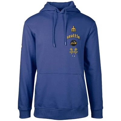 Men's Levelwear Royal Seattle Mariners City Connect Podium Baseline Pullover Hoodie