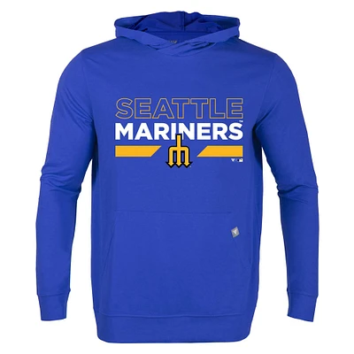Men's Levelwear Royal Seattle Mariners City Connect Relay No Hitter Pullover Hoodie