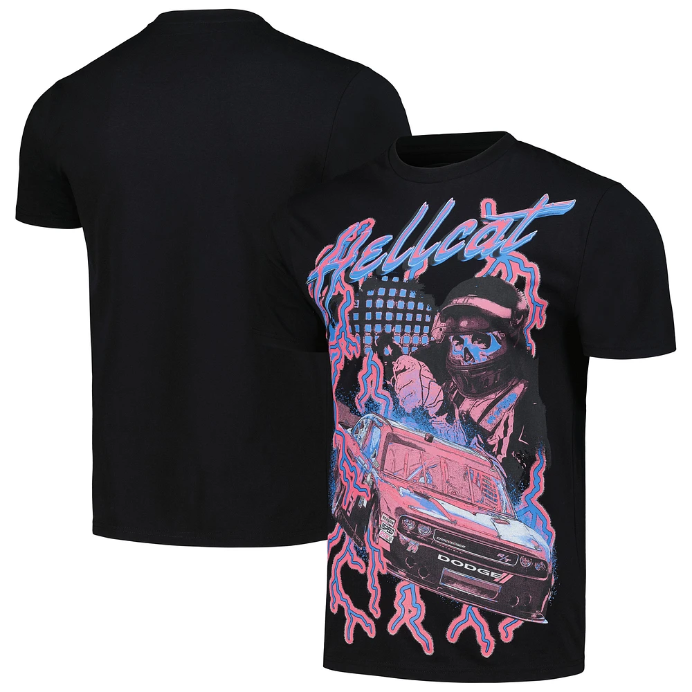 Unisex Reason Black Dodge Racing Graphic Box T-Shirt