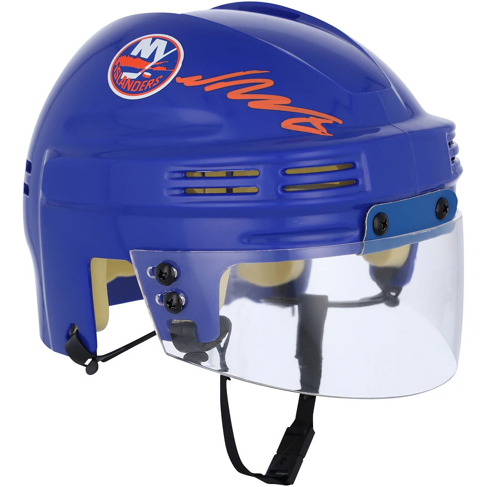 Noah Dobson New York Islanders Autographed Blue Mini Helmet