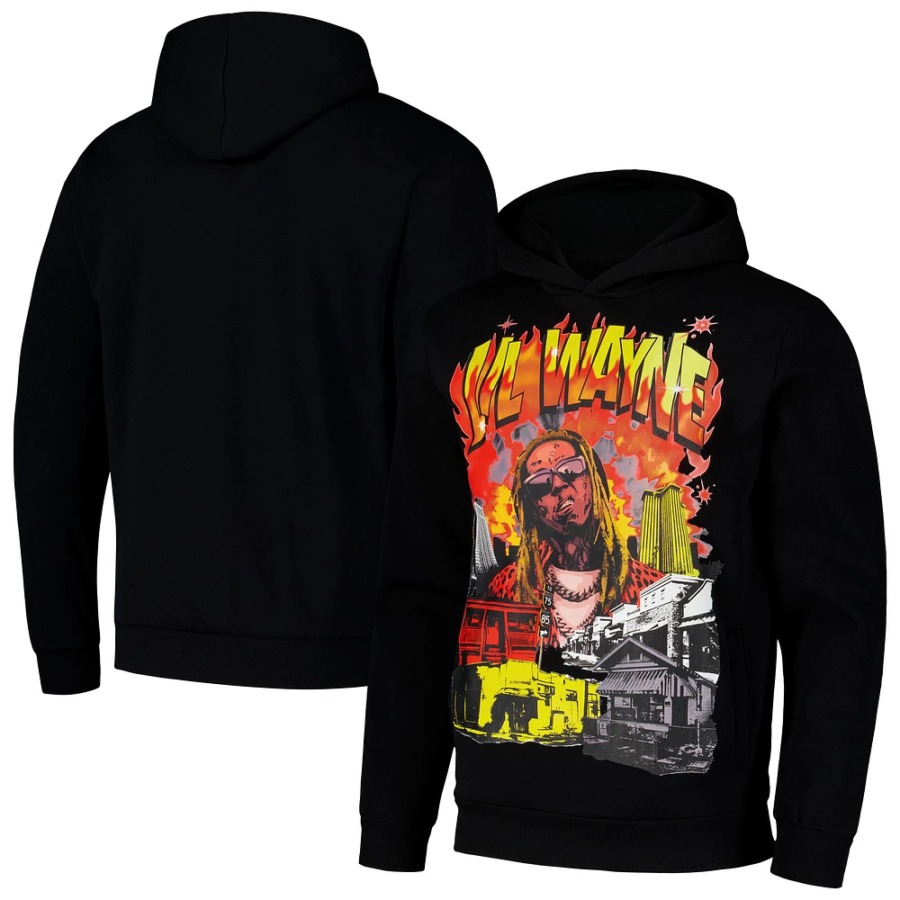 Unisex Reason Black Lil Wayne New Orleans Pullover Hoodie