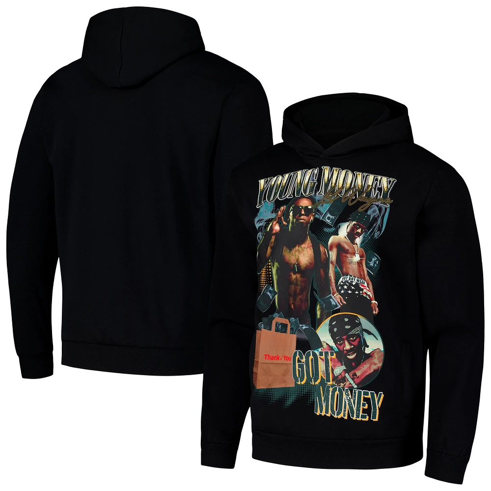 Unisex Reason Black Lil Wayne Young Money Pullover Hoodie