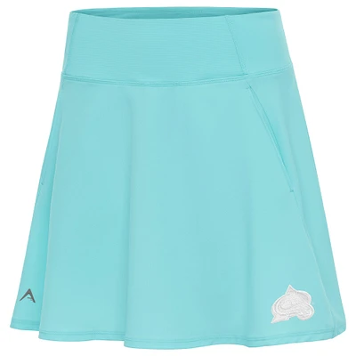 Women's Antigua Powder Blue Colorado Avalanche White Logo Chip Skort