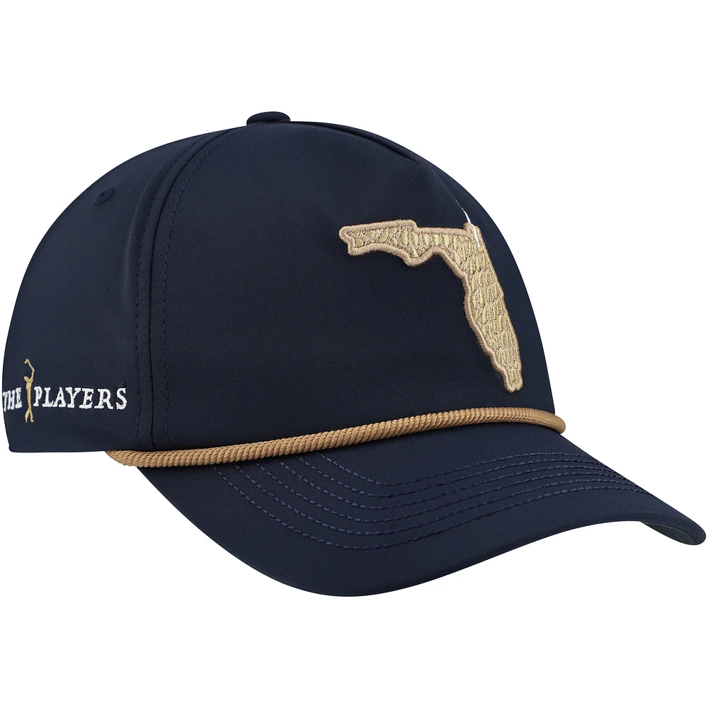 Men's Puma Navy THE PLAYERS 904 Rope Flexfit Adjustable Hat