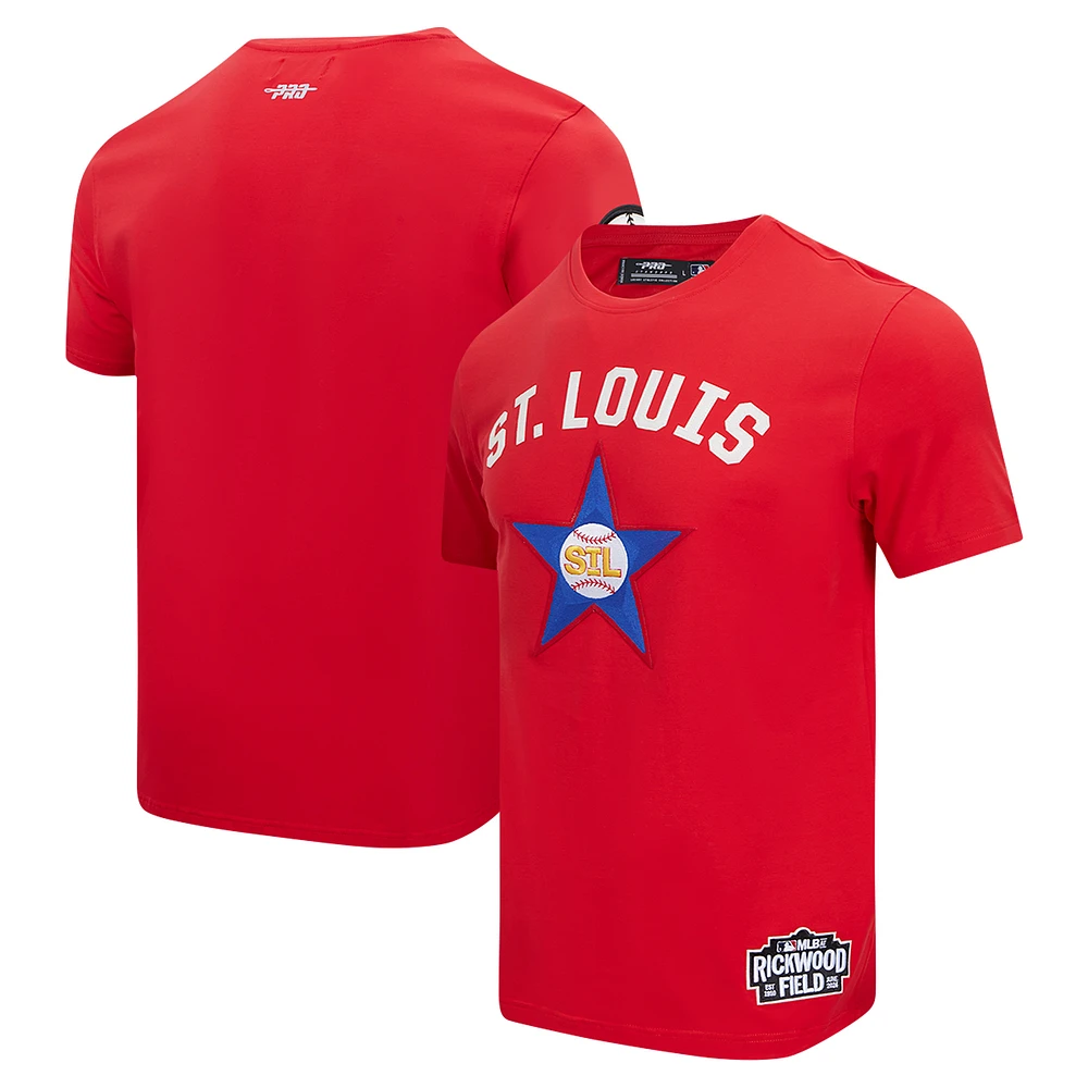 Men's Pro Standard Red St. Louis Cardinals 2024 Rickwood Classic T-Shirt