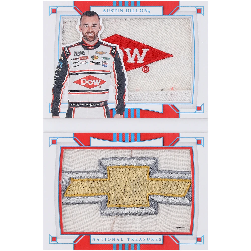 Austin Dillon 2020 Panini National Treasures Race Used Booklet Relic #AD #1/1 Card