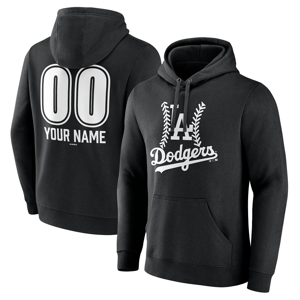 Men's Los Angeles Dodgers Personalized Name & Number Fastball Pullover Hoodie