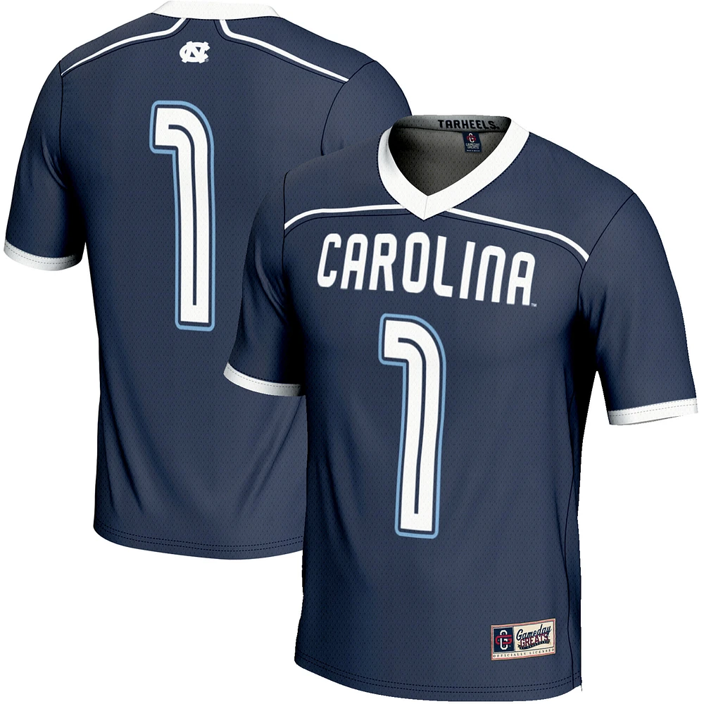 Men's GameDay Greats #1 Navy North Carolina Tar Heels Lightweight Lacrosse Jersey