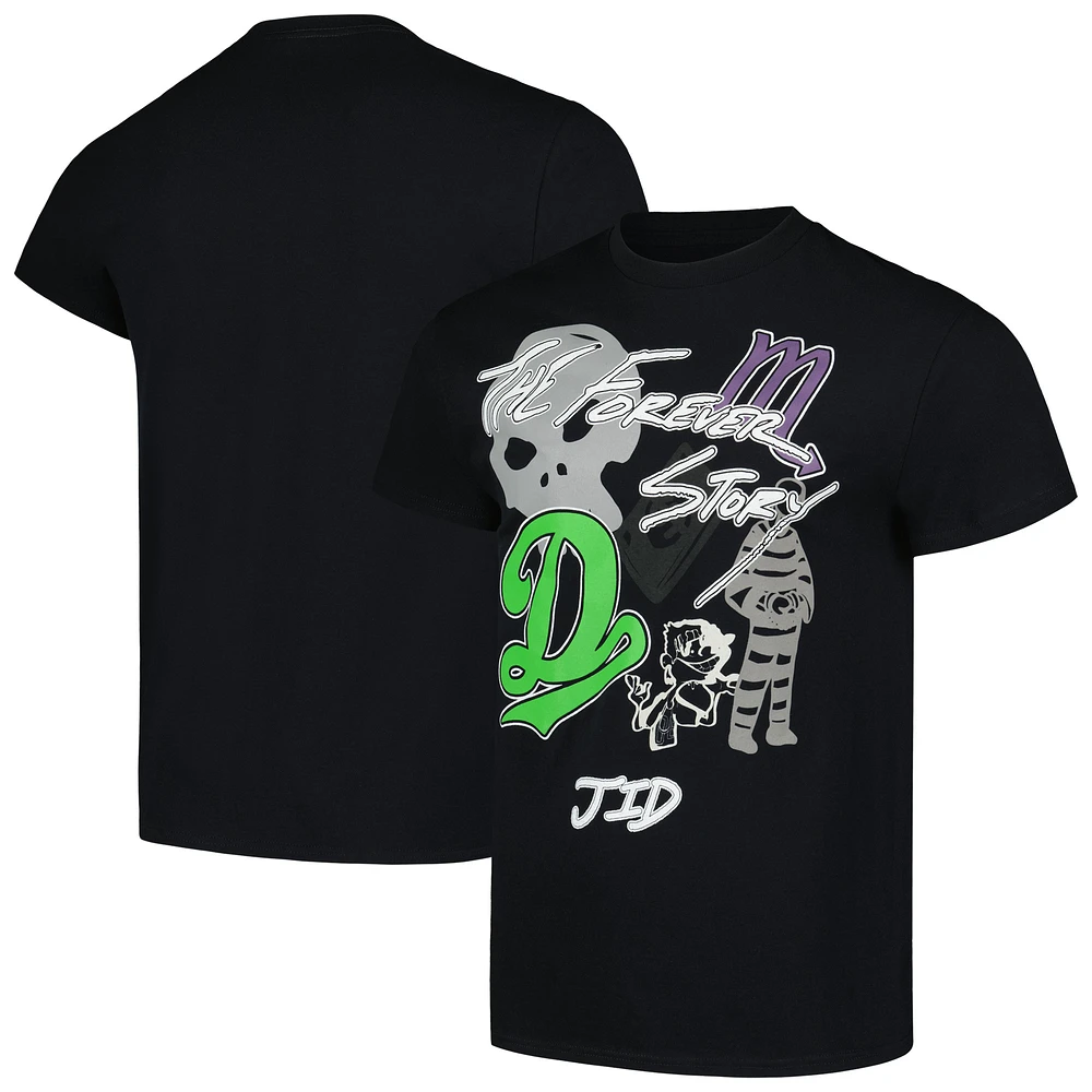 Unisex Manhead Merch Black JID The Forever Story T-Shirt