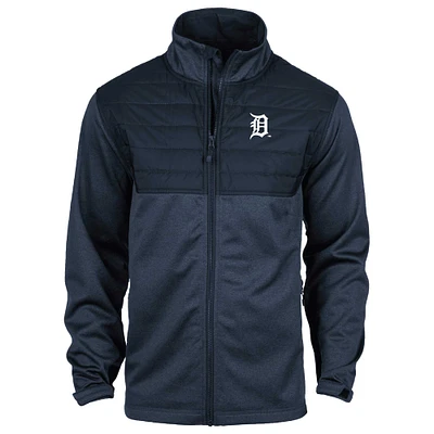 Men's Dunbrooke Heather Navy Detroit Tigers Explorer Full-Zip Jacket