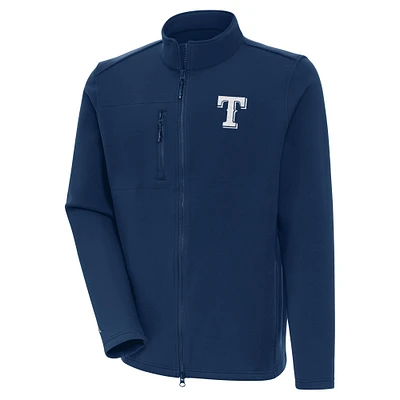 Men's Antigua Navy Texas Rangers Objection Full-Zip Jacket
