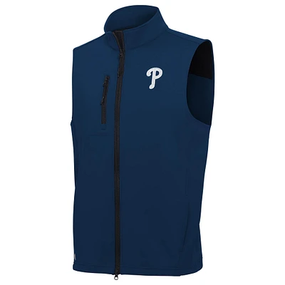 Men's Antigua Navy Philadelphia Phillies Demand Full-Zip Vest