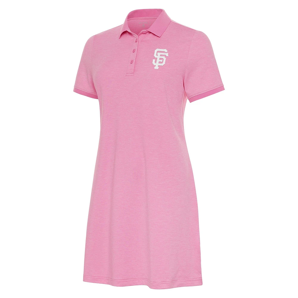 Women's Antigua San Francisco Giants Play Through Polo Dress