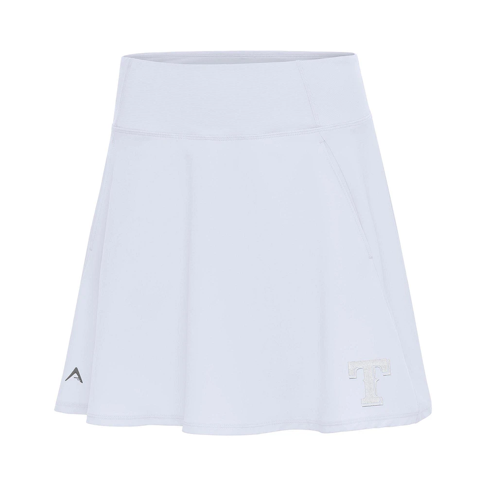 Women's Antigua White Texas Rangers Chip Skort
