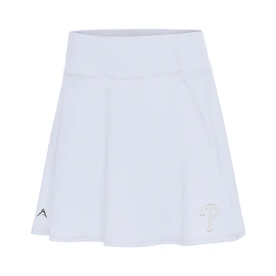 Women's Antigua White Philadelphia Phillies Chip Skort