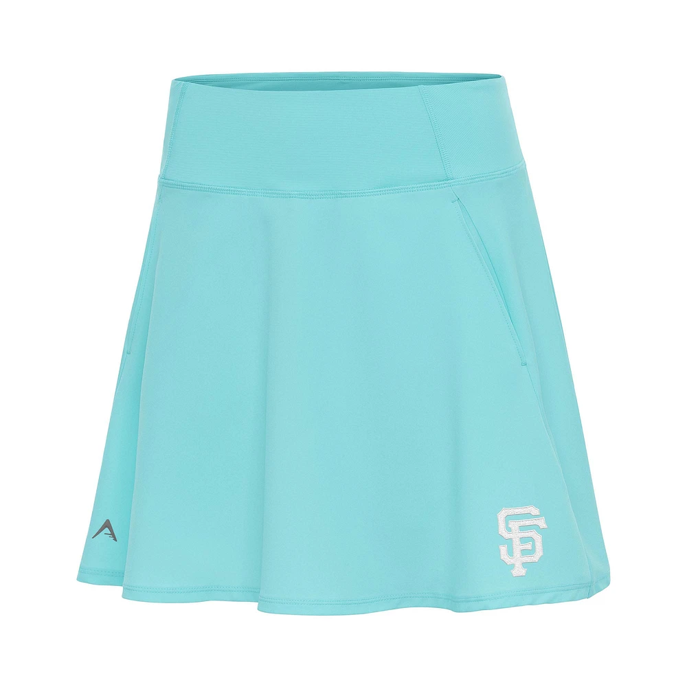Women's Antigua Powder Blue San Francisco Giants Chip Skort