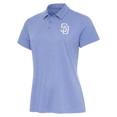 Women's Antigua Lavender San Diego Padres Matter Polo