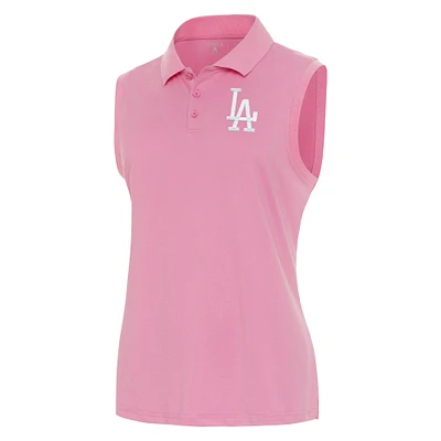 Women's Antigua Los Angeles Dodgers Recap Sleeveless Polo