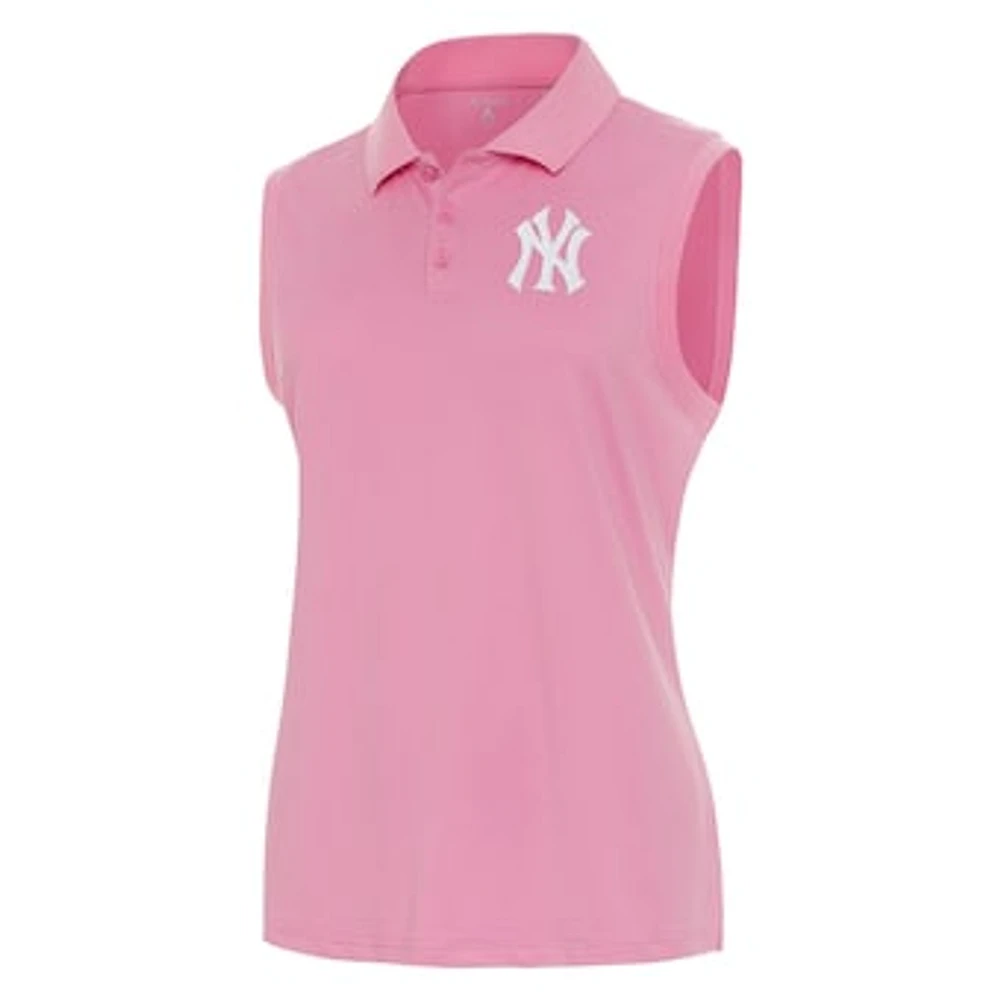Women's Antigua New York Yankees Recap Sleeveless Polo
