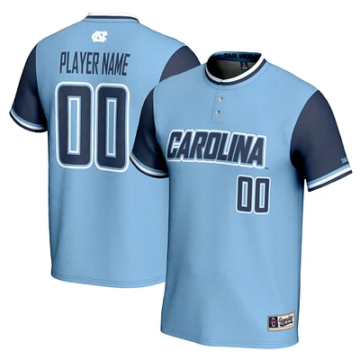 Youth GameDay Greats Carolina Blue North Tar Heels NIL Pick-A-Player Softball Lightweight Jersey