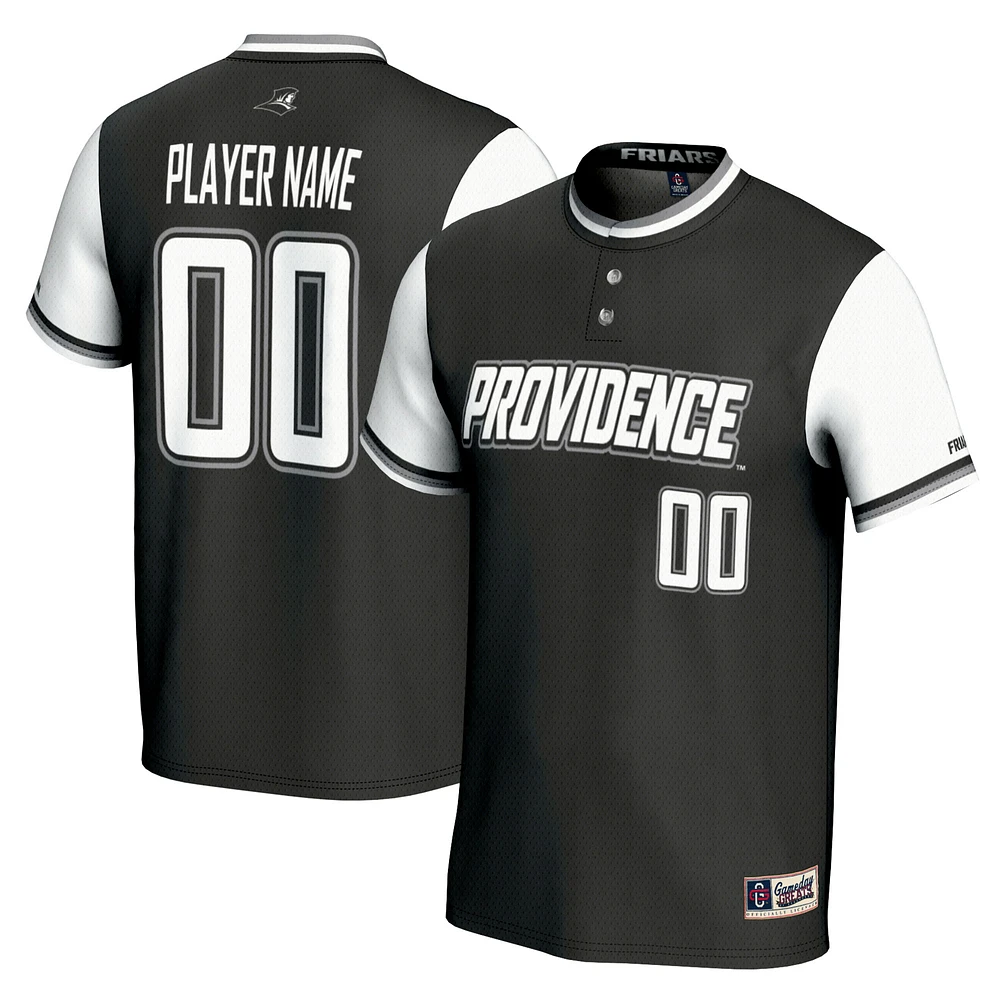 Youth GameDay Greats Black Providence Friars NIL Pick-A-Player Softball Lightweight Jersey