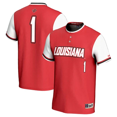 Unisex GameDay Greats #1 Cardinal Louisiana Ragin' Cajuns Lightweight Softball Jersey