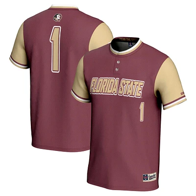 Unisex GameDay Greats #1 Garnet Florida State Seminoles Lightweight Softball Jersey
