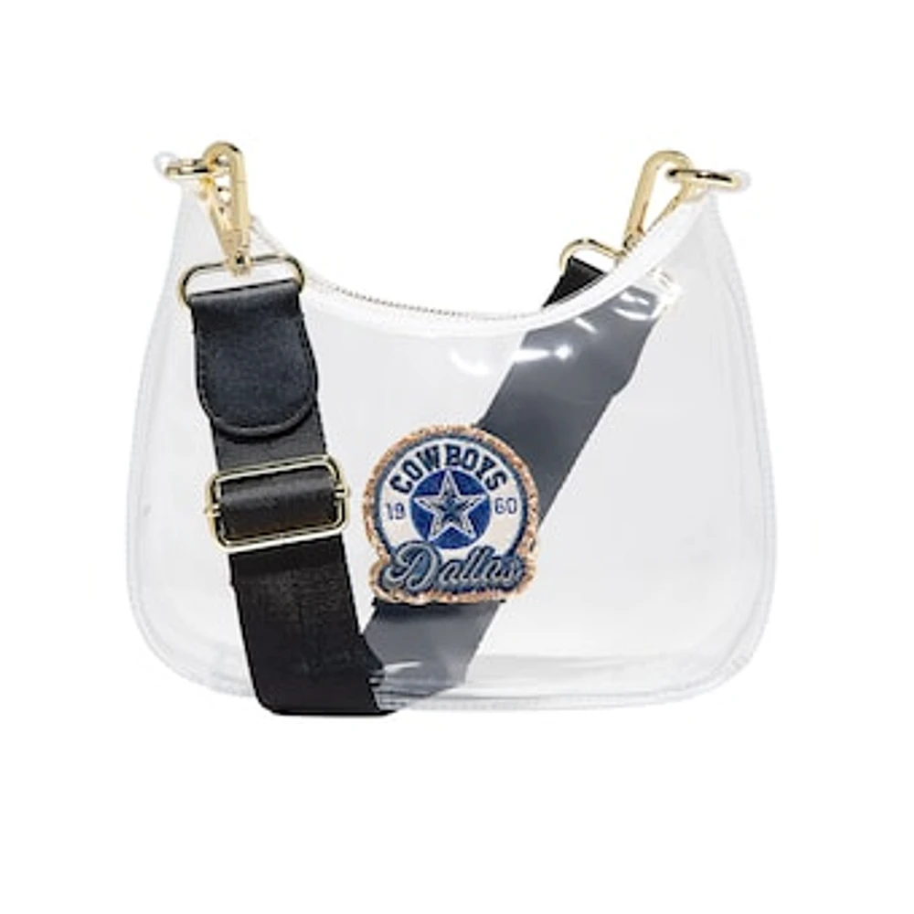 Stoney Clover Lane Dallas Cowboys Clear Curved Crossbody