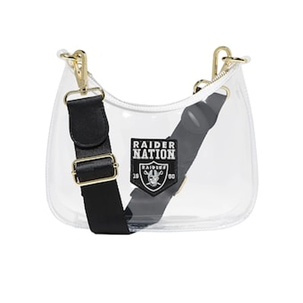 Stoney Clover Lane Las Vegas Raiders Clear Curved Crossbody