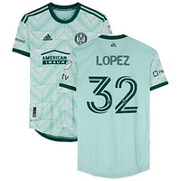 Erik López Atlanta United FC Player-Issued #32 Green Jersey from the 2023 MLS Season