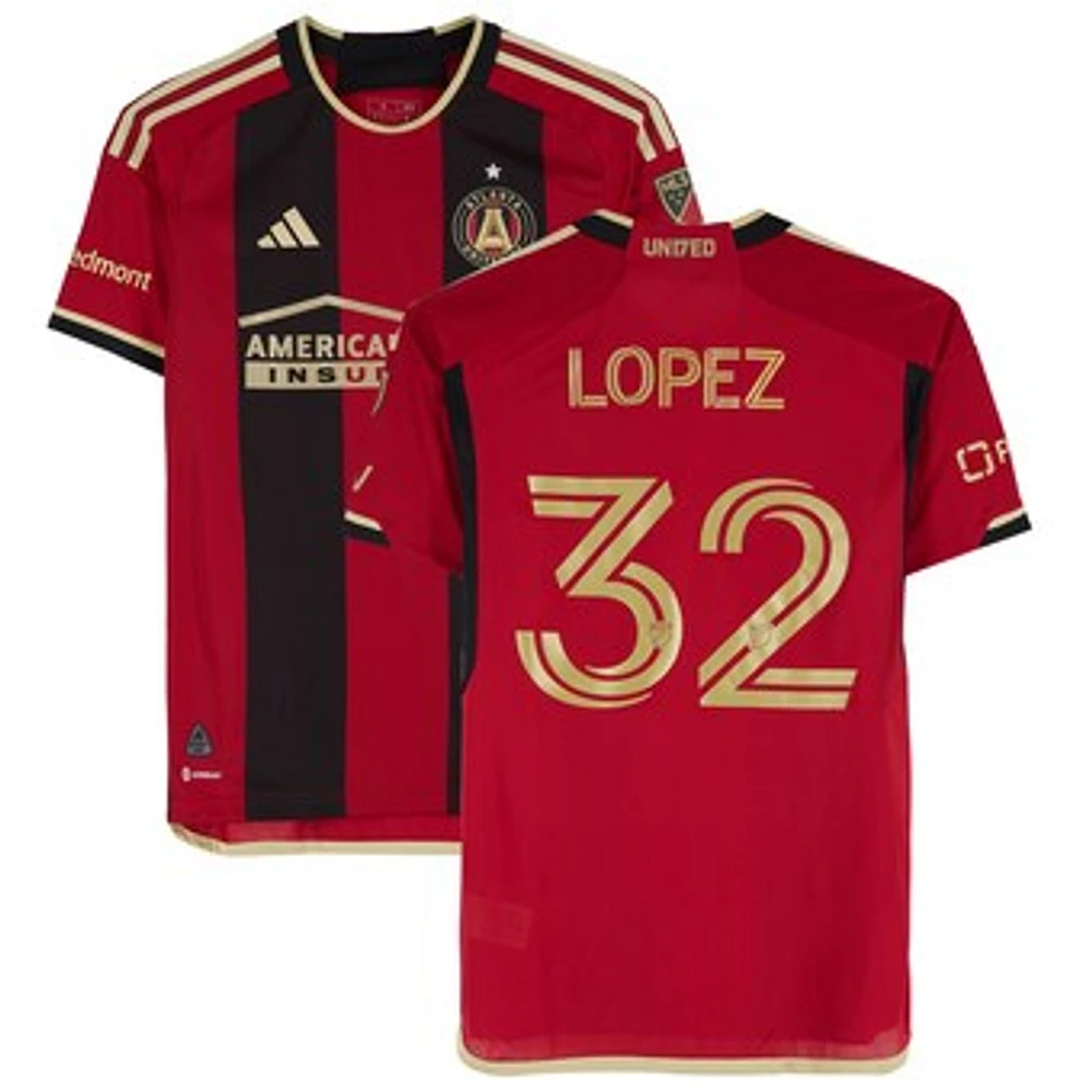Erik López Atlanta United FC Player-Issued #32 Jersey from the 2023 MLS Season