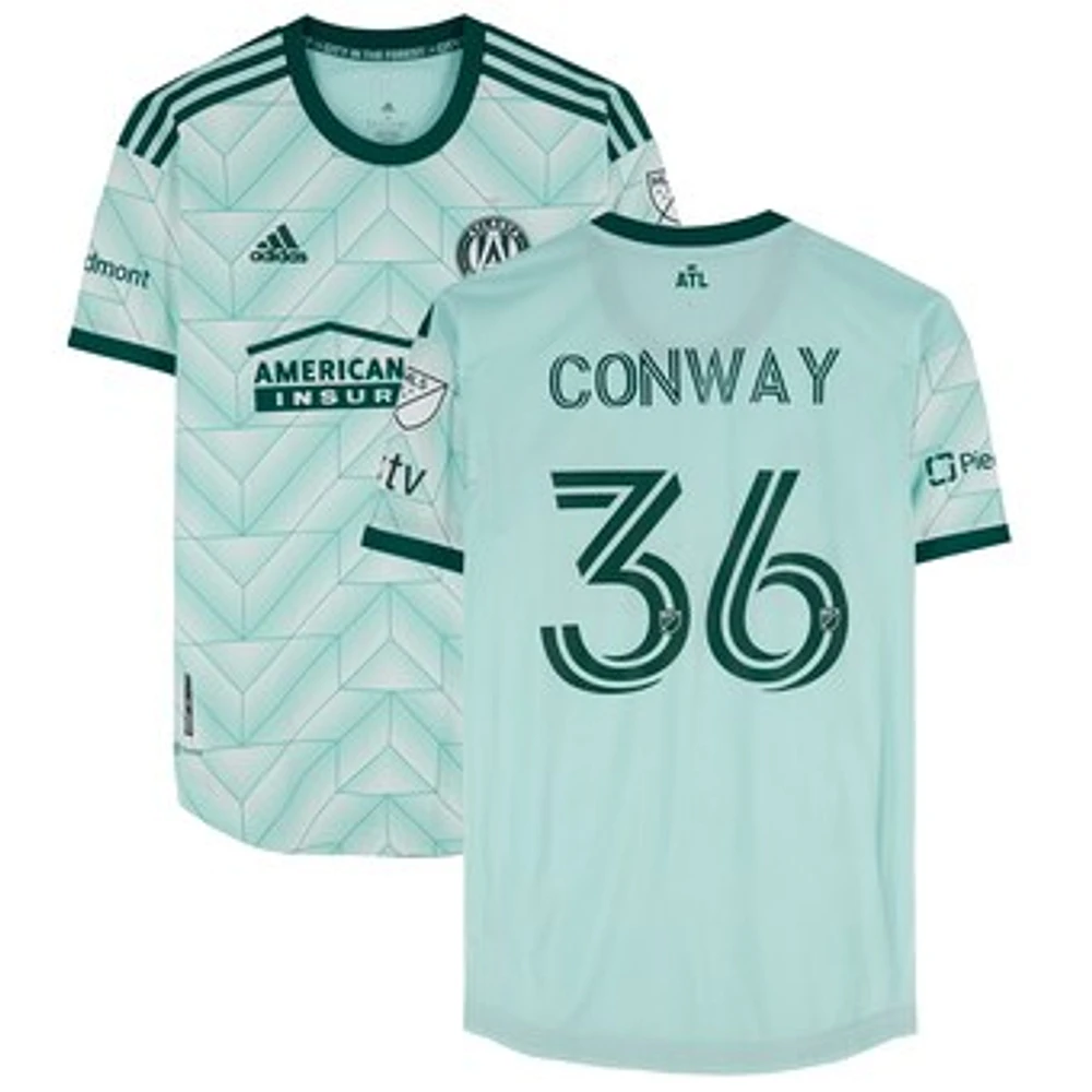 Jackson Conway Atlanta United FC Player-Issued #36 Green Jersey from the 2023 MLS Season