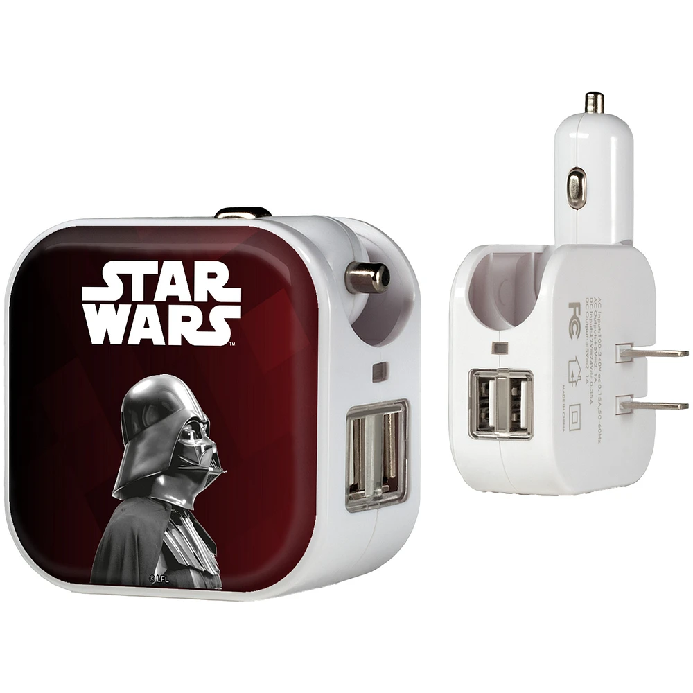 Keyscaper Darth Vader Star Wars Color Block 2-in-1 USB Charger
